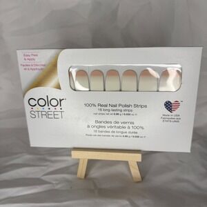 Color Street Bride Tribe FDC299 Nail Polish Strips White Tan Ombre Gradient New